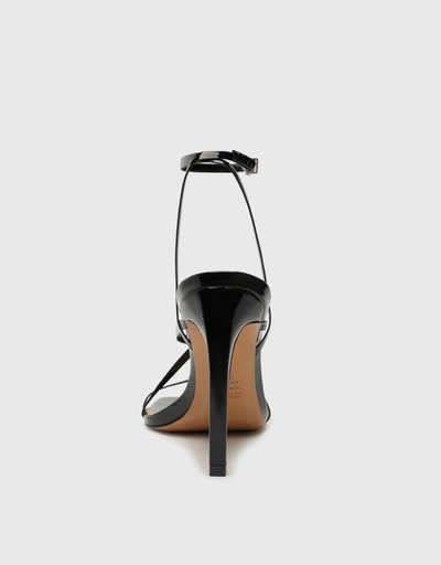 Bari Patent Leather Slim Straps High Heel Sandals