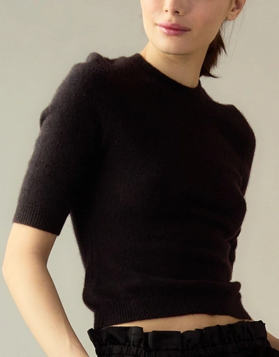 Wool Blend Sweater-Black