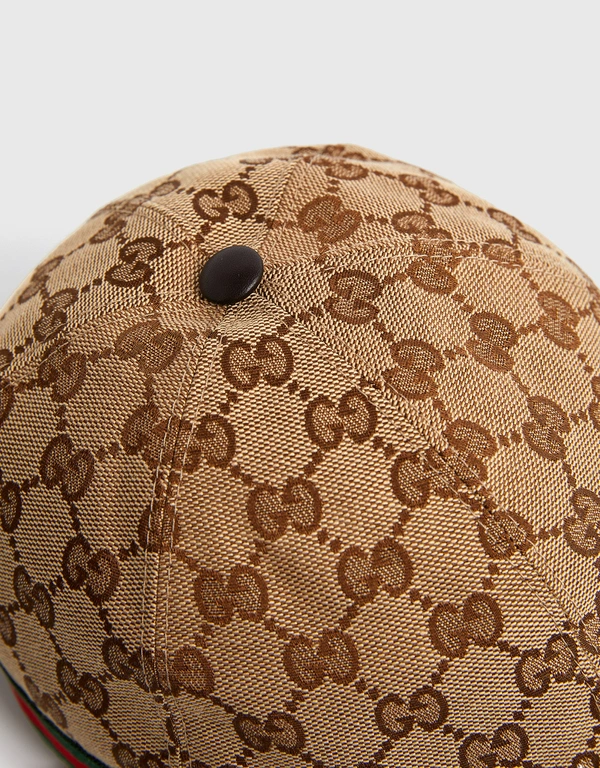 Gucci Original GG 帆布織帶棒球帽