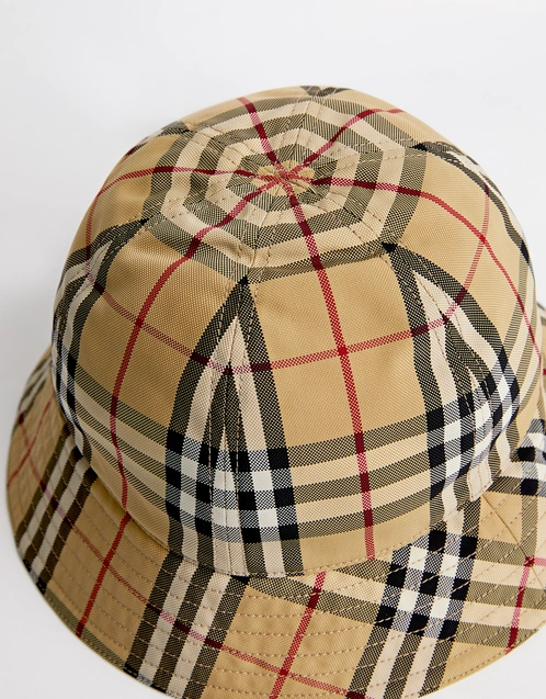 Classic Check Dome-Shaped Bucket Hat