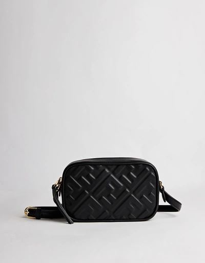 FF Leather 3D Texture Camera Cross Body Bag
