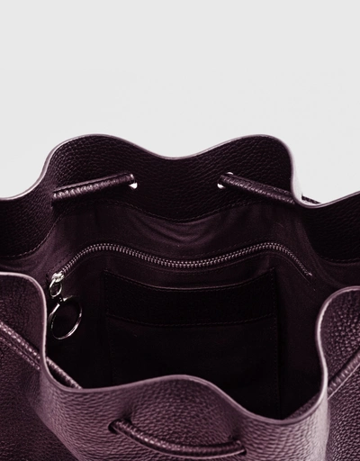 Tina Medium Pebble Leather Shoulder Bag