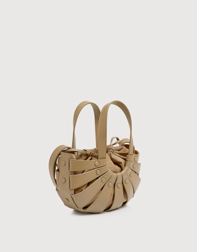 Shell Cut Out Small French Calf  Tote Bag 