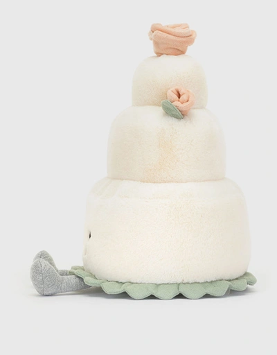 Amuseable Wedding Cake Soft Toy 30cm