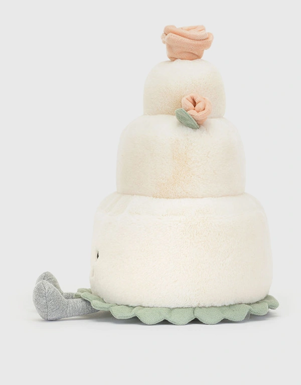 Jellycat Amuseable Wedding Cake Soft Toy 30cm