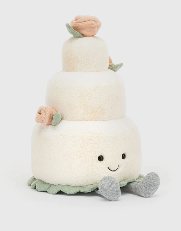 Jellycat Amuseable 婚禮蛋糕玩偶 30cm