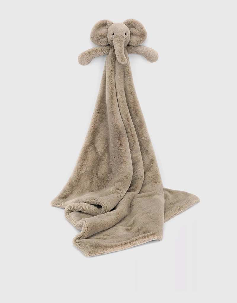 Jellycat Smudge Luxe Elephant Soft Toy Blanket (子供用ぬいぐるみ