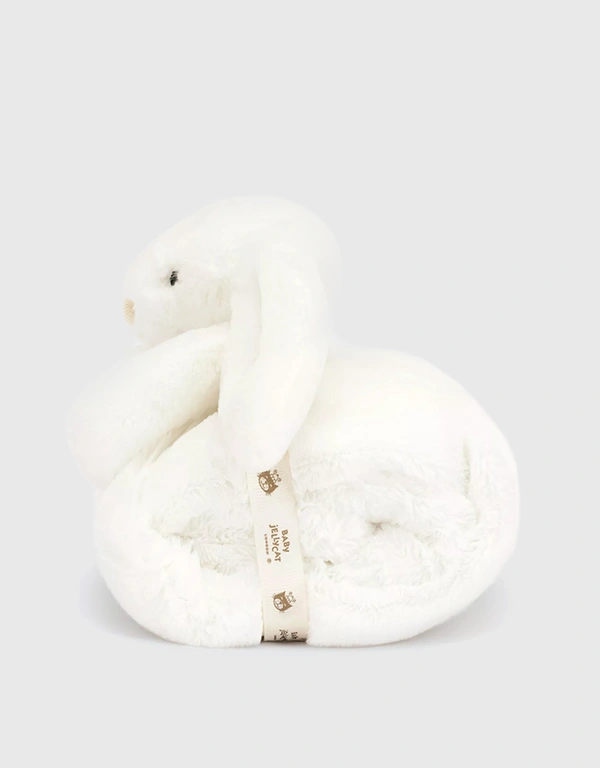 Jellycat Bashful Luxe Bunny Blanket Soft Toy-White