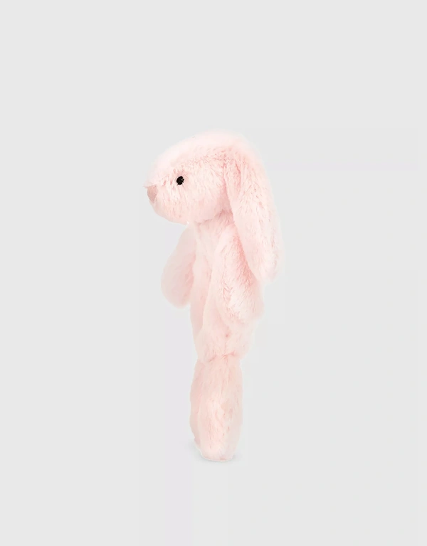 Jellycat Bashful 兔子環形搖鈴玩偶-Pink