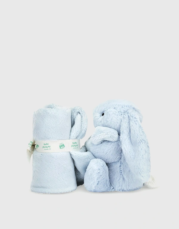 Jellycat Bashful Bunny Soother Soft Toy-Blue
