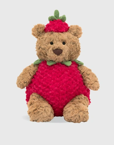 Bartholomew Bear Strawberry Soft Toy 26cm