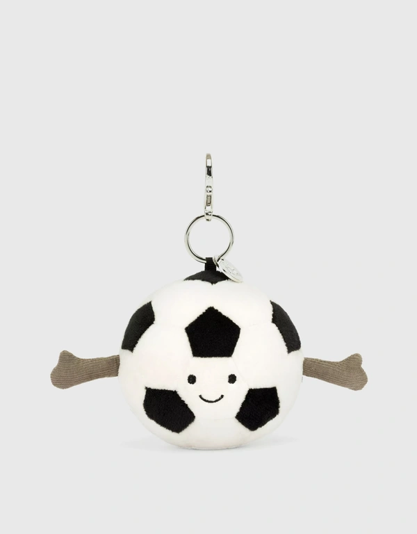 Jellycat Amuseable Sports Football Bag Charm 16cm