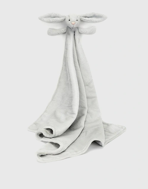 Bashful Bunny Blanket Soft Toy-Silver