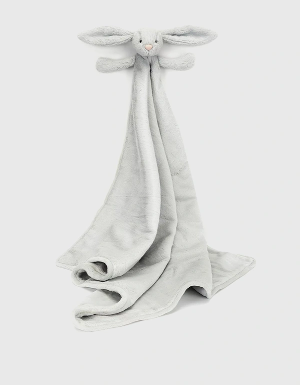 Jellycat Bashful Bunny Blanket Soft Toy-Silver