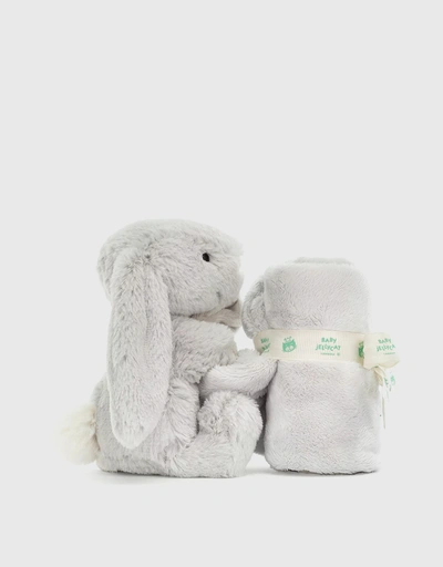 Bashful Bunny Soother Soft Toy-Silver