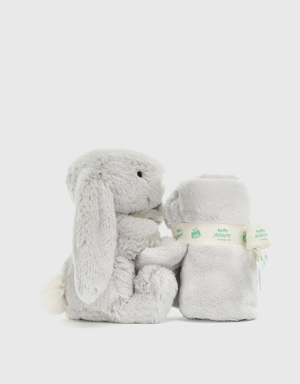 Jellycat Bashful Bunny Soother Soft Toy-Silver