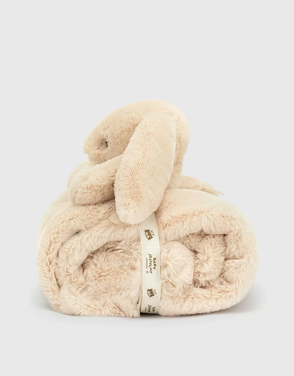 Jellycat Bashful Luxe Bunny Blanket Soft Toy-Beige