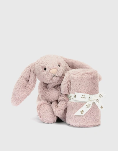 Bashful Luxe Bunny Soother Soft Toy-Rosa
