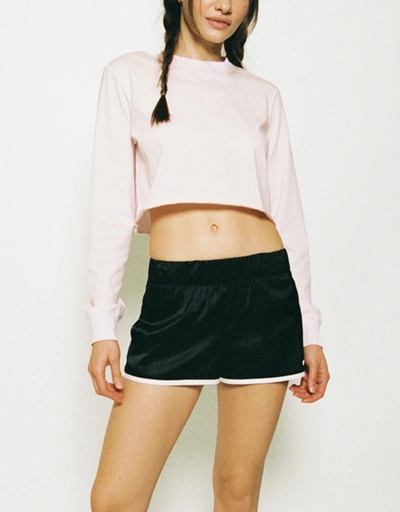 Avery Cropped Top-BabyPink