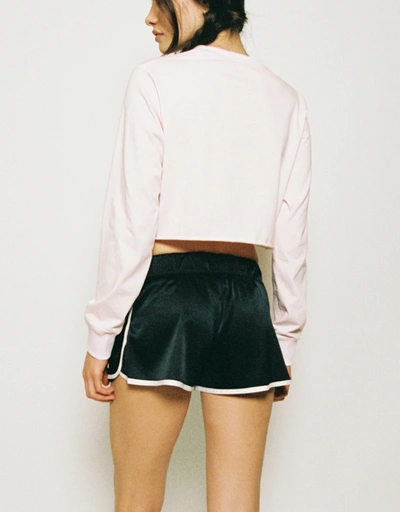 Avery Cropped Top-BabyPink