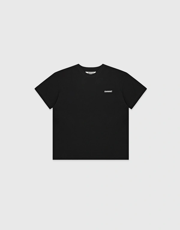 Enavant Active Enavant 棉質T恤-Black