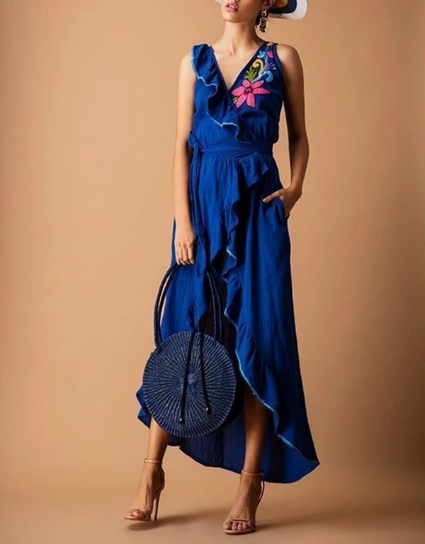 Sensi Studio Embroired Maxi Dress