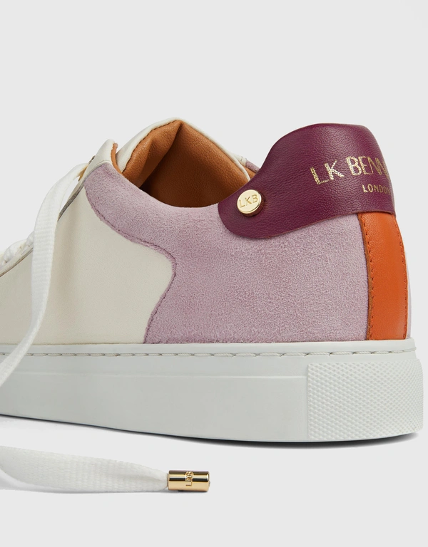 LK Bennett 標誌性納帕皮平底鞋-White Pink Orange