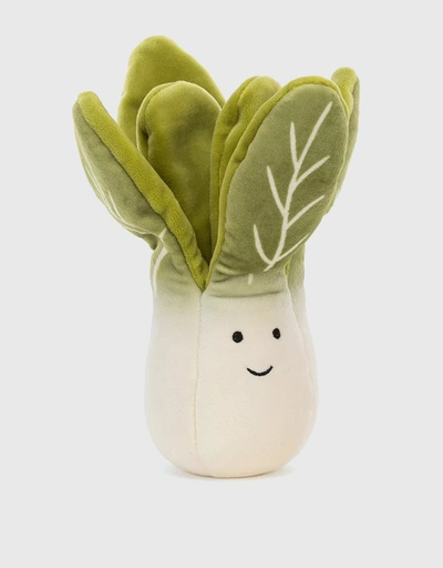 Vivacious Vegetable Bok Choy Soft Toy 18cm