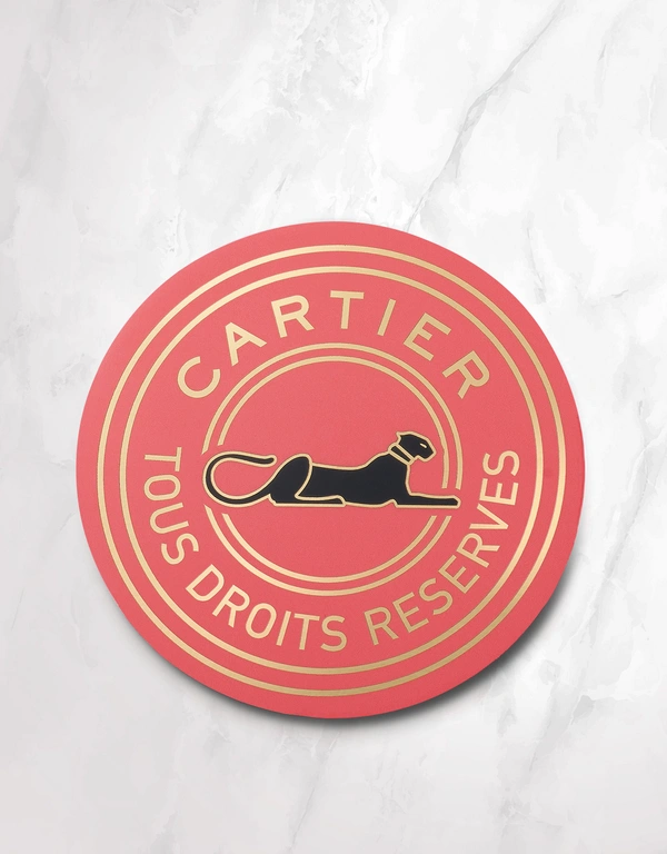 Cartier Cartier Characters Acrylic Coasters Set Of Six