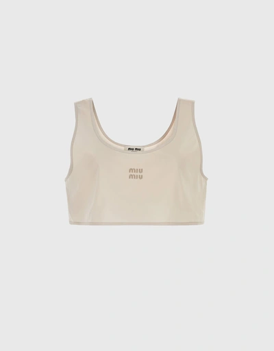 Sleeveless Cropped Top