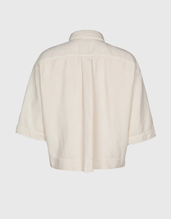 Brunello Cucinelli Cotton And Linen Shirt