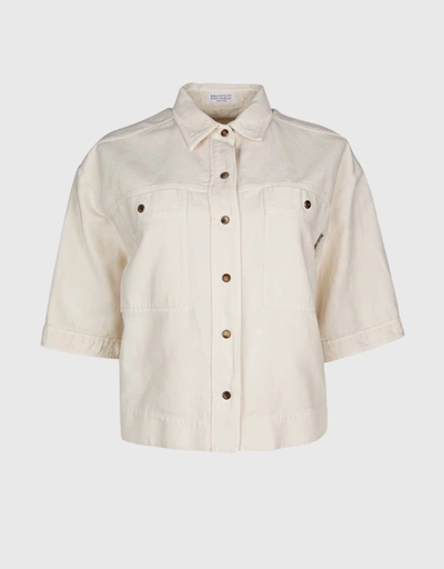 Cotton And Linen Shirt