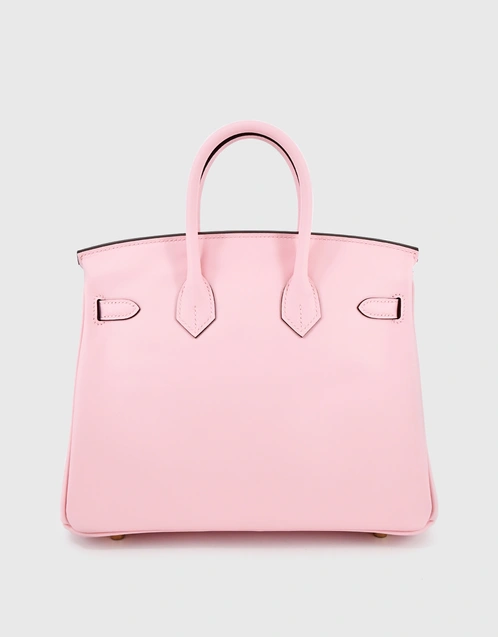 Hermes Birkin 25 Swift Leather Handbag-Rose Sakura Gold Hardware