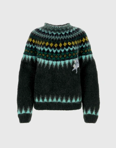 Loewe X Suna Fujita Embroidered Sweater