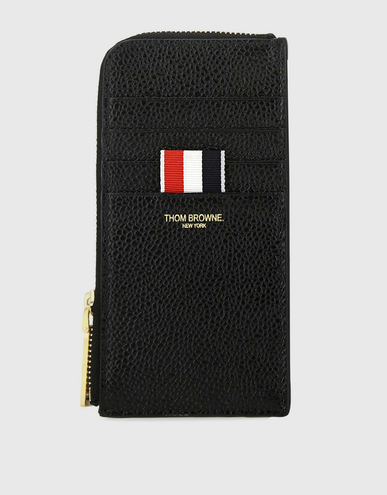 Thom Browne Pebble Leather Half Zip Around Coin Wallet　Thom Browne ペブル レザー ハーフ ジップ アラウンド コイン ウォレット Thom