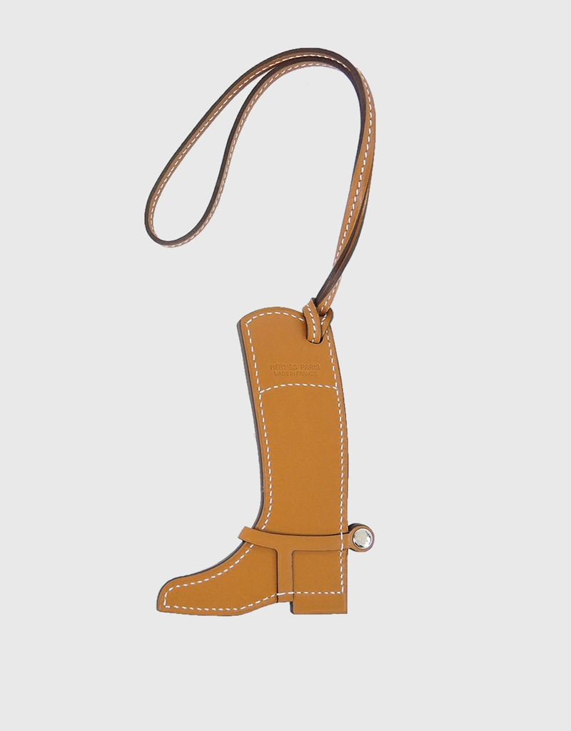 Hermès Hermès Paddock Calfskin Boot Bag Charm () IFCHIC.COM