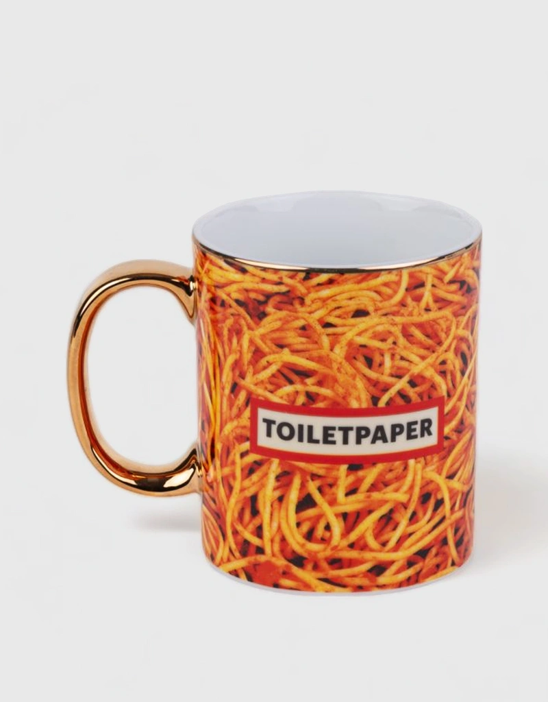 Bol En Métal Émaillé Toiletpaper Par Seletti - Design Pomme, 17 Cm De Diamètre, H 8 Cm, Déco Cuisine Originale