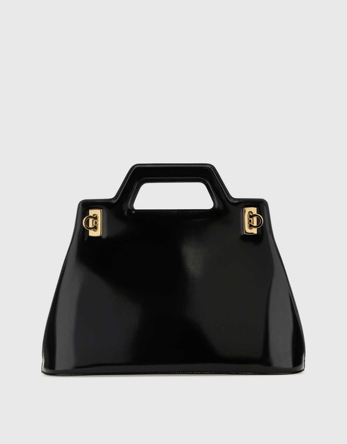 Salvatore Ferragamo ブラック パーティーバッグ New Ferragamo Studio Soft bag (M) - Women | Ferragamo