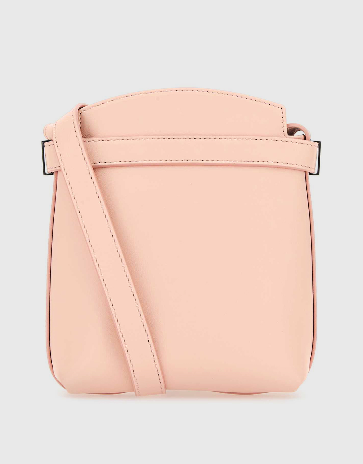 Salvatore Ferragamo Calf Leather Metal Buckle Crossbody Phone Bag