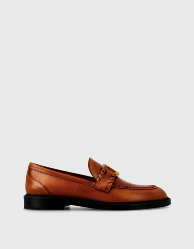 Marcie Calfskin Leather Loafers