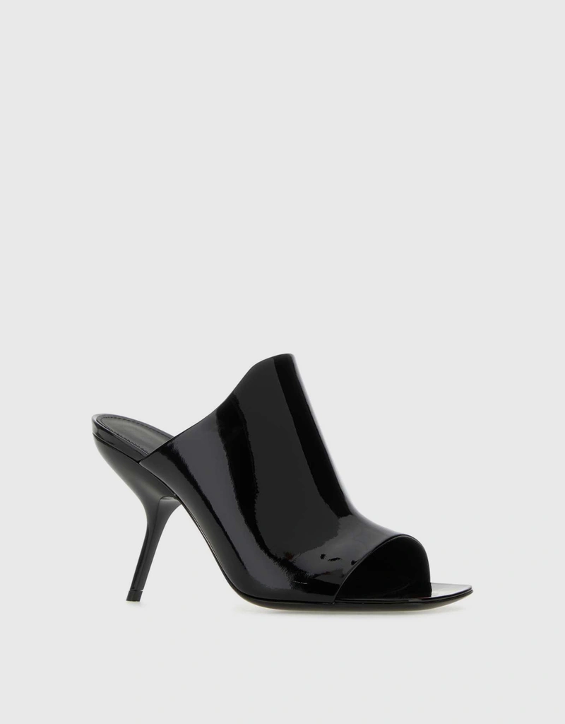 Salvatore Ferragamo Nappa Leather High-Heeled Slide ミュール