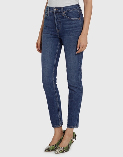 High-rise Ankle Crop Skinny Jeans