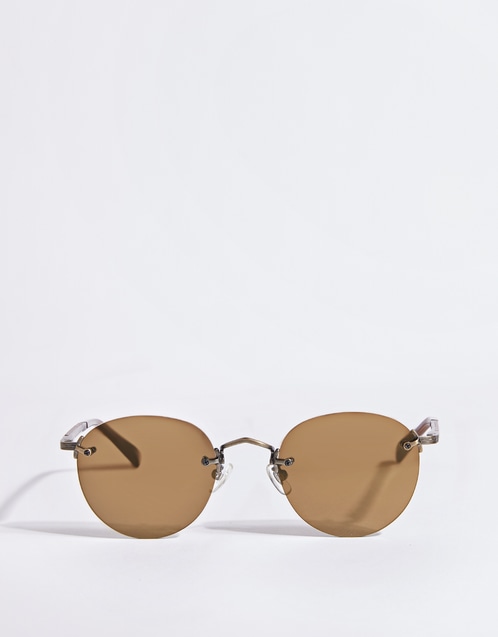 PALISADES SATIN GOLD SUNGLASSES
