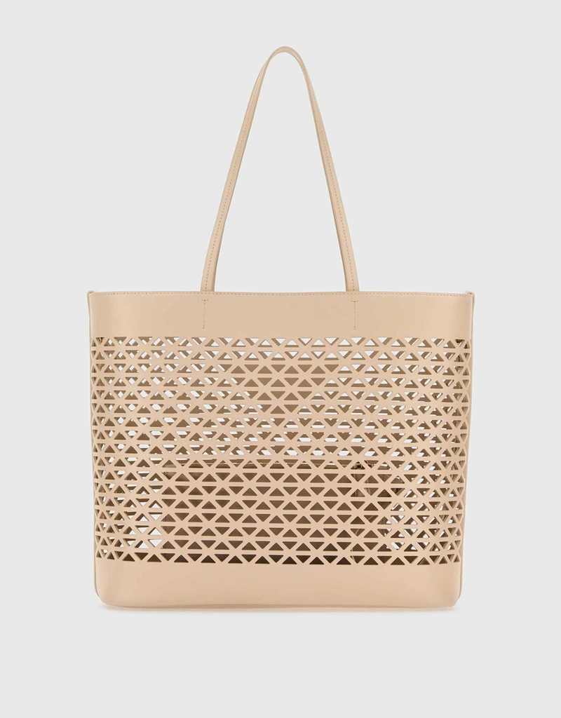 プラダトートバッグ Prada Cut-Out Detailing Leather Tote Bag (トートバッグ) IFCHIC.COM