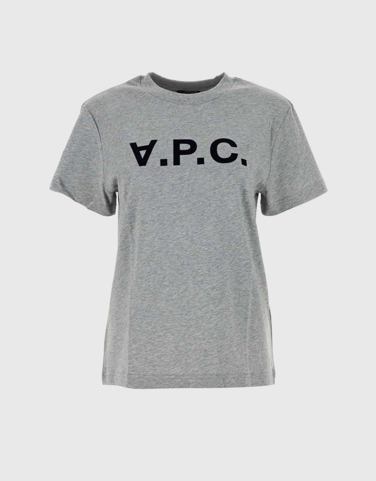 A.P.C. Cotton Round Neck Melange T-Shirt - XXS　A.P.C.コットン ラウンドネック メランジ T シャツ - XXS A.P.C.
