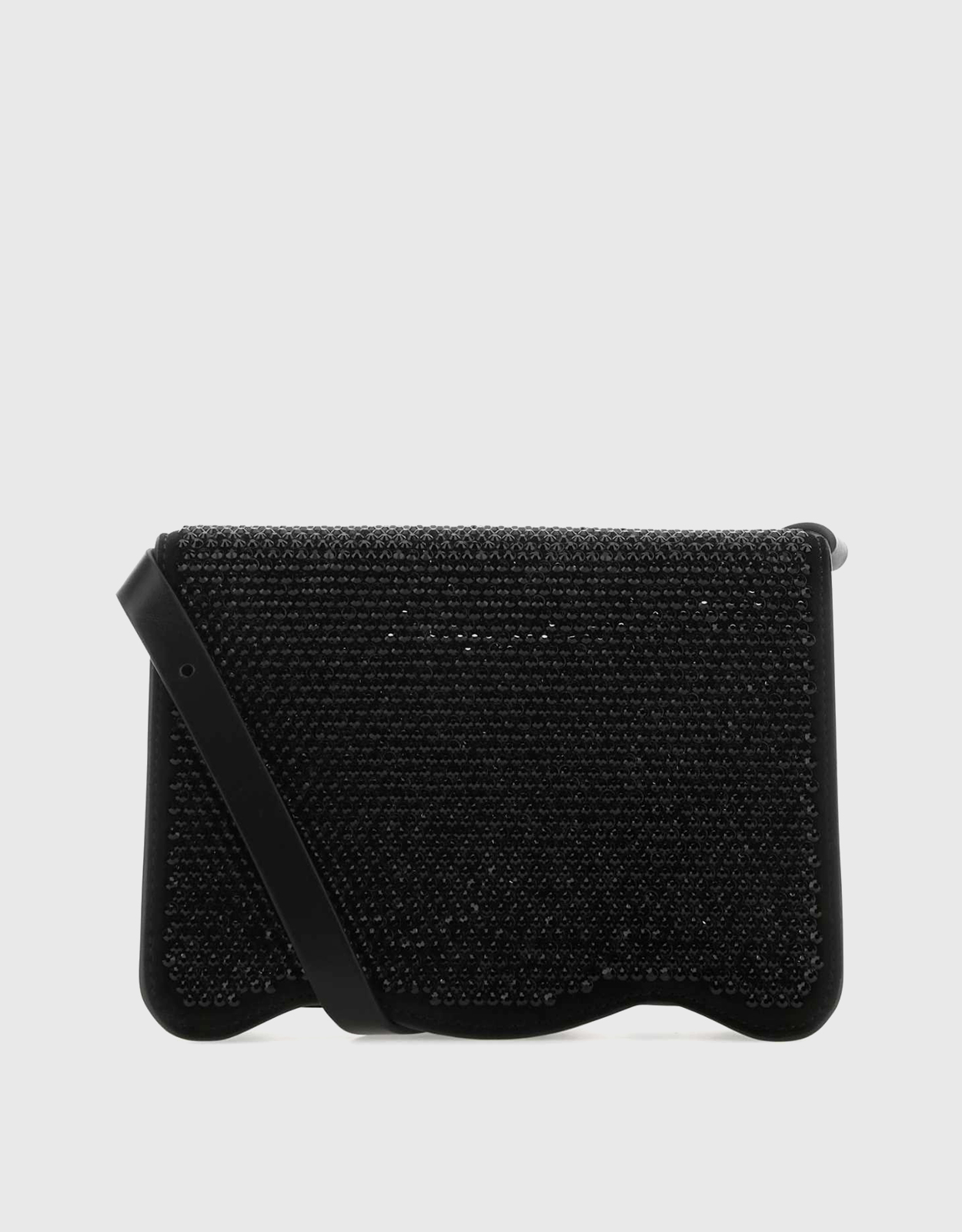Palm Angels Calf Leather Palm Rhinestones Crossbody Bag