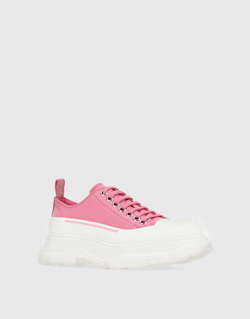 Alexander McQueen Tread Slick Platform Sneakers (Flat Shoes 