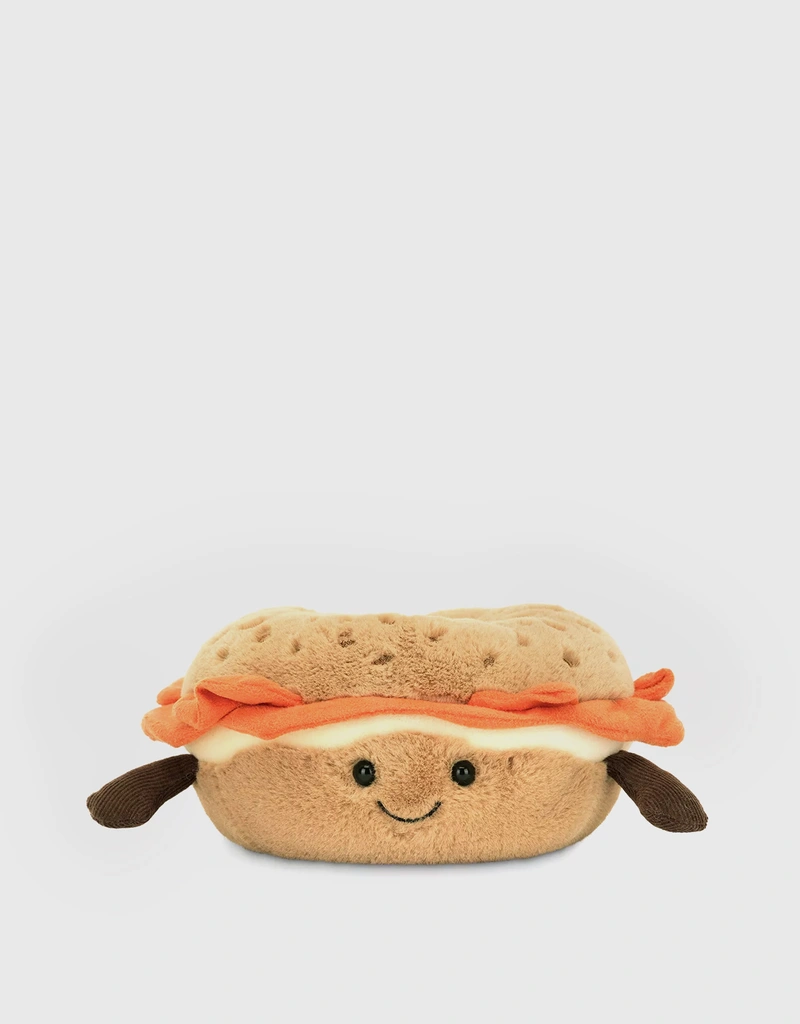 Jellycat Amuseable Bagel Soft Toy 14cm (子供用ぬいぐるみ) IFCHIC.COM