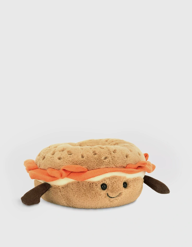 Jellycat Amuseable Bagel Soft Toy 14cm (子供用ぬいぐるみ) IFCHIC.COM