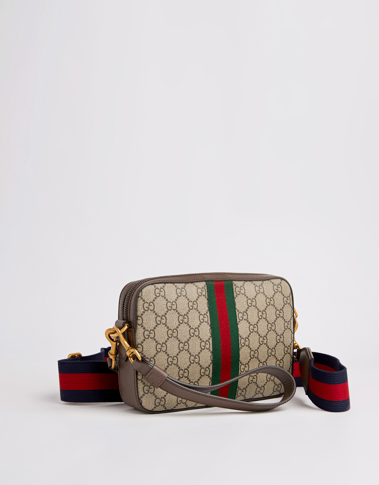 GUCCI キャンバス ボディバッグ　保存袋付き GUCCI（グッチ） GG ミニ クロスボディバッグ ブランドオフ キャンバス